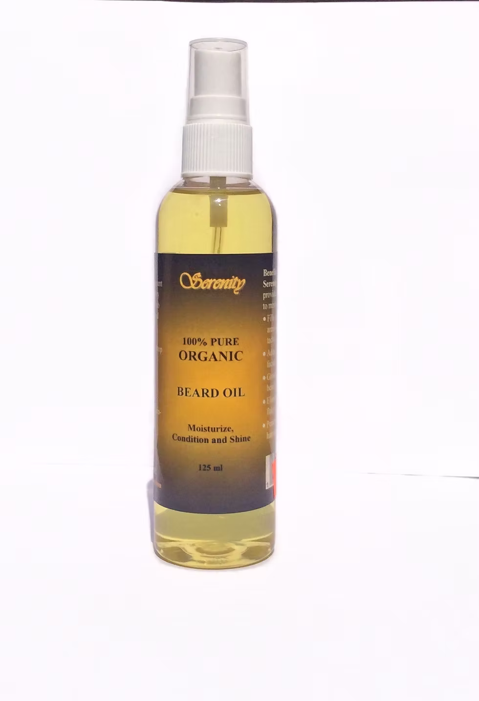 Serenity Organic Beard Oil 4 oz